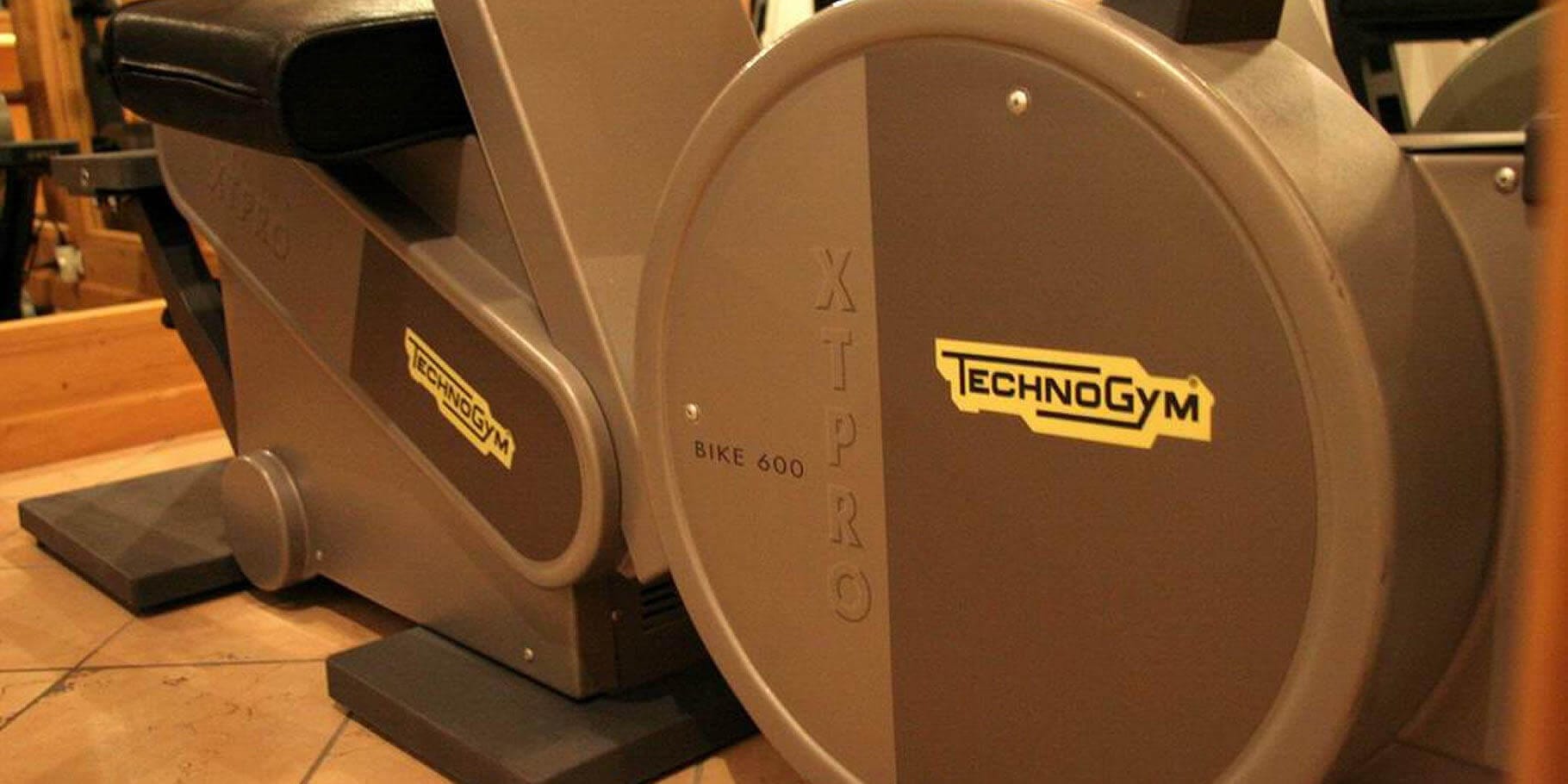 Gym with Technogym equipment