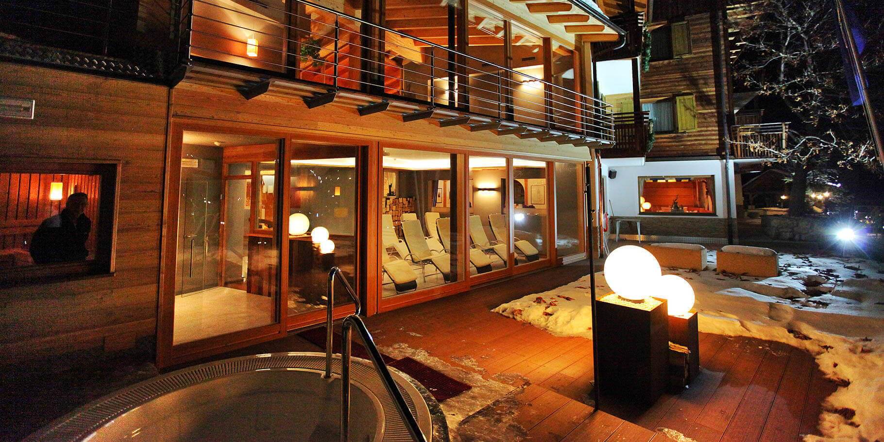 Hotel con centro benessere in alta badia gran ander ***s Hotel con jacuzzi in camera dolomiti