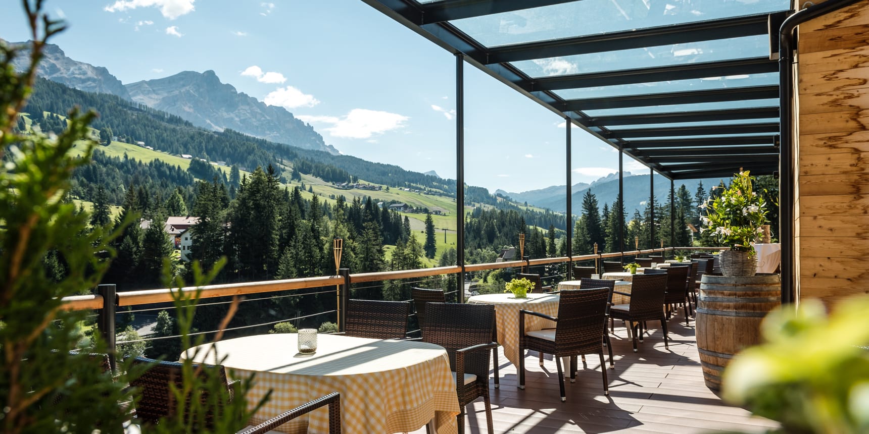 Terrazza con vista sul La Varella