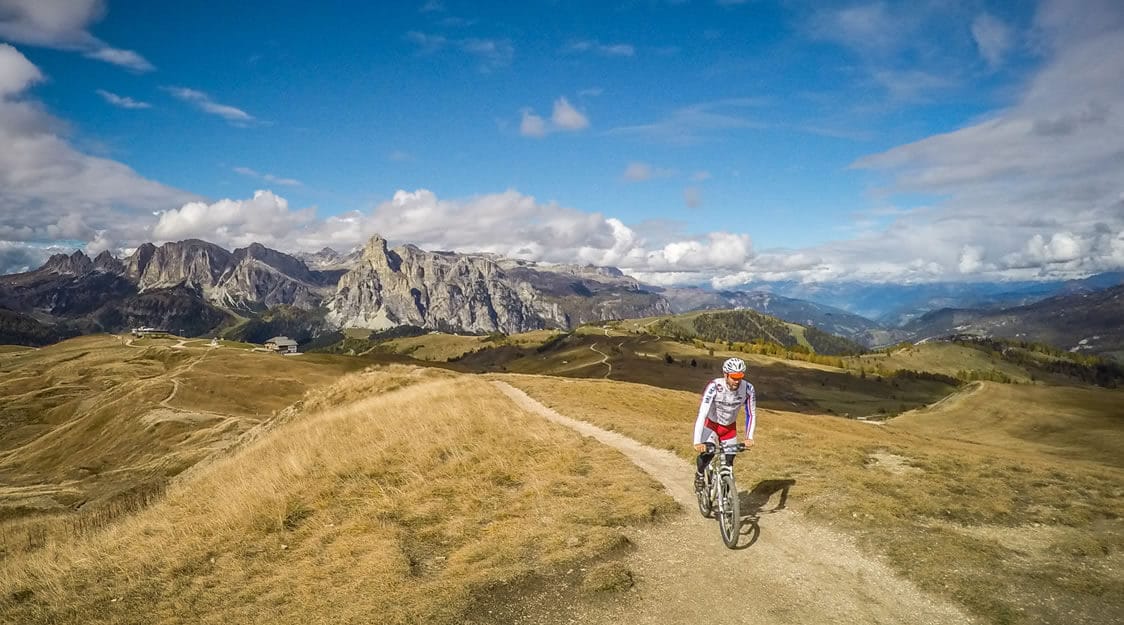 Wanderung mountain bike Pralongià-Störes