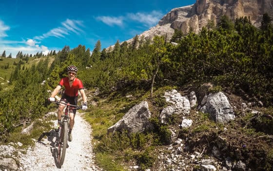 Mountain bike in famiglia Alta Badia